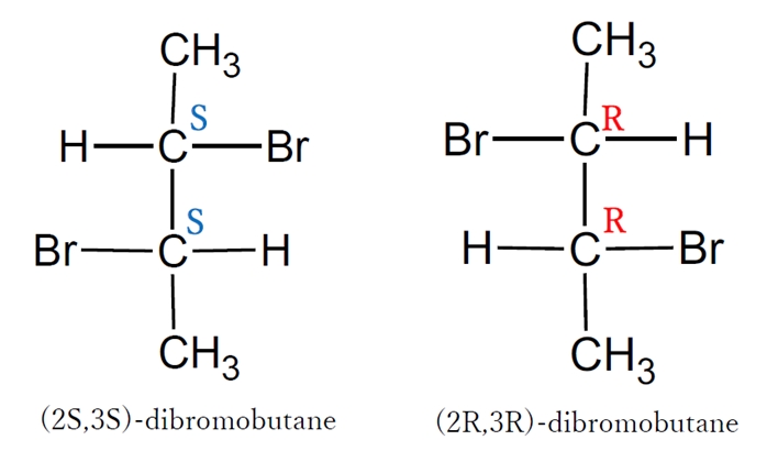 dibromobutaneの立体異性　92回薬剤師国家試験問5
